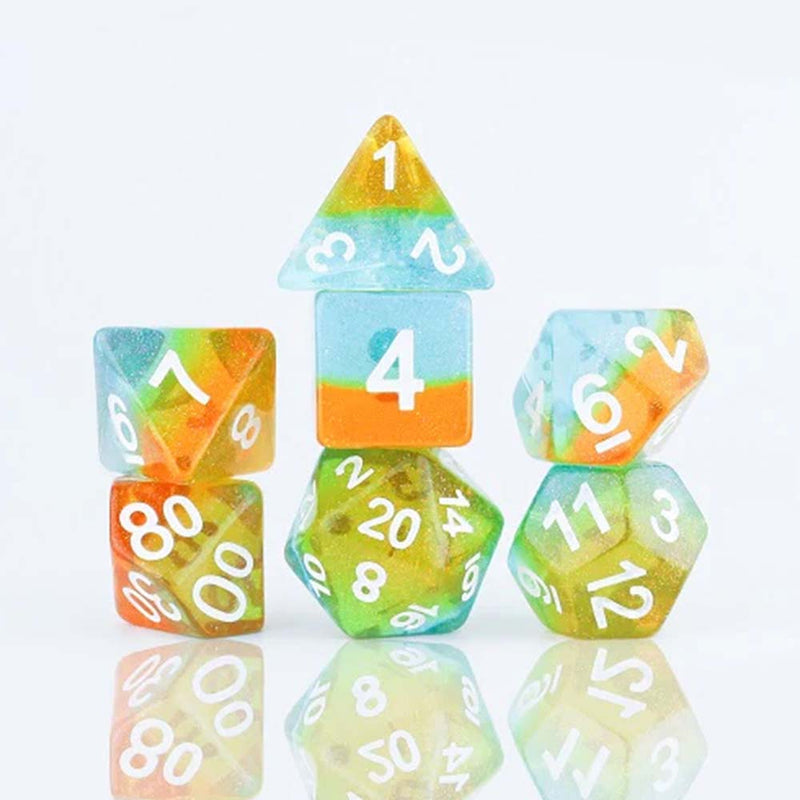 Sirius SIRIUS19-02 Celestial Dice Set Ocean Dusk (9004781043949)