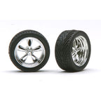 Pegasus Hobbies 1274 1/24 Ts Rims W/Tires Chrome for Scale Models - Hobby City NZ