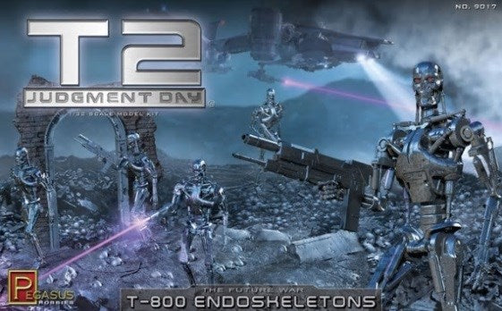 Pegasus Hobbies 9017 1/32 Terminator 2: Judgment Day - T-800 Endoskeletons