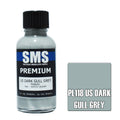 Scale Modellers Supply SMS Premium US Dark Gull Grey Acrylic Lacquer Airbrush Paint 30ml - PL118