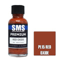 Scale Modellers Supply SMS Premium Red Oxide Acrylic Lacquer Airbrush Paint 30ml - PL15