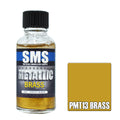 Scale Modellers Supply SMS Metallic Brass Acrylic Lacquer Airbrush Paint 30ml - PMT13