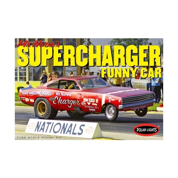 Polar Lights 989 1/25 Mr. Norm's Supercharger Funny Car (1969 Dodge Charger)