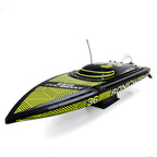 Pro Sonicwake V3 36in Self-Righting 96+ KPH Black/Green RC Boat