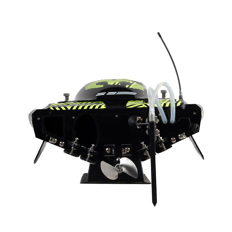 Pro Sonicwake V3 36in Self-Righting 96+ KPH Black/Green RC Boat (20)