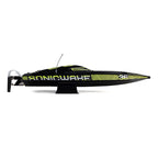 Pro Sonicwake V3 36in Self-Righting 96+ KPH Black/Green RC Boat (25)