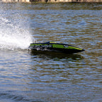 Pro Sonicwake V3 36in Self-Righting 96+ KPH Black/Green RC Boat (26)