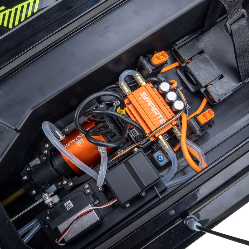 Pro Sonicwake V3 36in Self-Righting 96+ KPH Black/Green RC Boat (8)