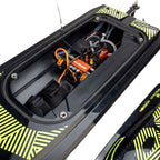Pro Sonicwake V3 36in Self-Righting 96+ KPH Black/Green RC Boat (5)