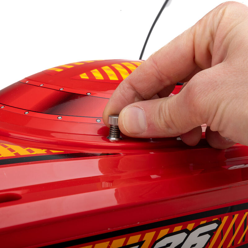 Pro Sonicwake V3 Self-Righting 36in 96+ KPH Red/Yellow RC Boat (21)