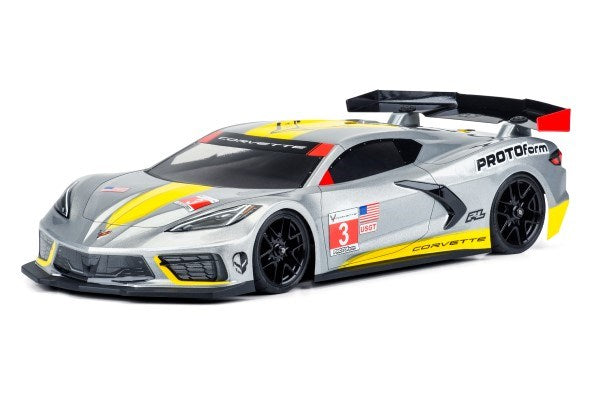 Protoform PRM157425 Chevrolet Corvette C8 Clear Body for 190mm TC SRP
