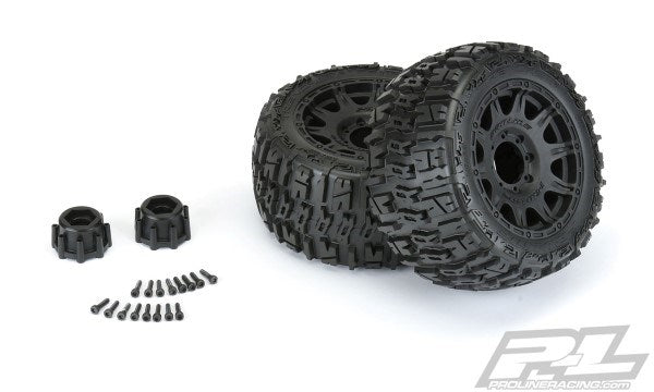 Pro-Line PRO1017510 Trencher LP 3.8" MTD Raid 8x32 Wheels 17mm F/R - Hobby City NZ