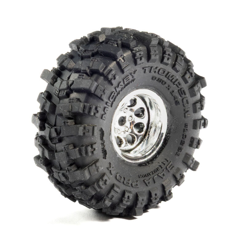 1/30 Baja Pro X Front/Rear Mounted Chrome Beast (4): Axial SCX30 - PRO1025110