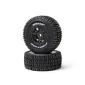 Proline Mirage TT F/R Tires Mounted 12mm Hex Black Split Six (4) for ARRMA MOJAVE GROM - PRO1025311