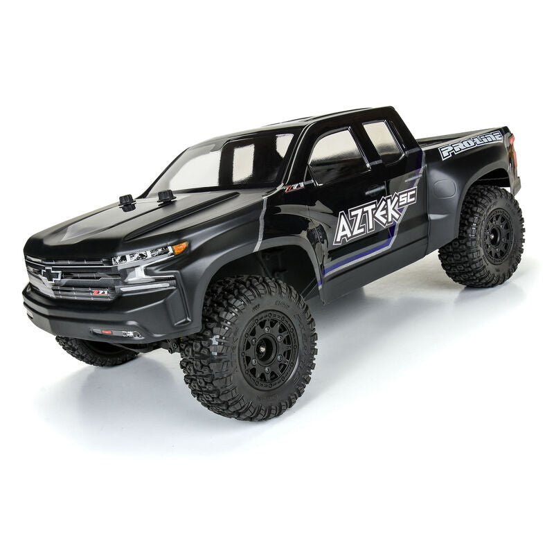 Pro-Line Aztek SC 2.2"/3.0" M2 Mounted on Raid Black 6x30 Hex SC RC Wheel & Tyre Set (3)
