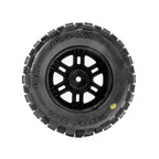 Pro-Line Badlands F/R Assembled 12mm Black Split Six RC Wheel & Tyre Set for ARRMA MINI KRATON (9)