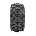 Pro-Line Badlands F/R Assembled 12mm Black Split Six RC Wheel & Tyre Set for ARRMA MINI KRATON (11)