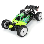 Pro-Line Hole Shot 3.0 Buggy Tyres Mounted on Velocity White Wheels 1/10 - PRO1031713
