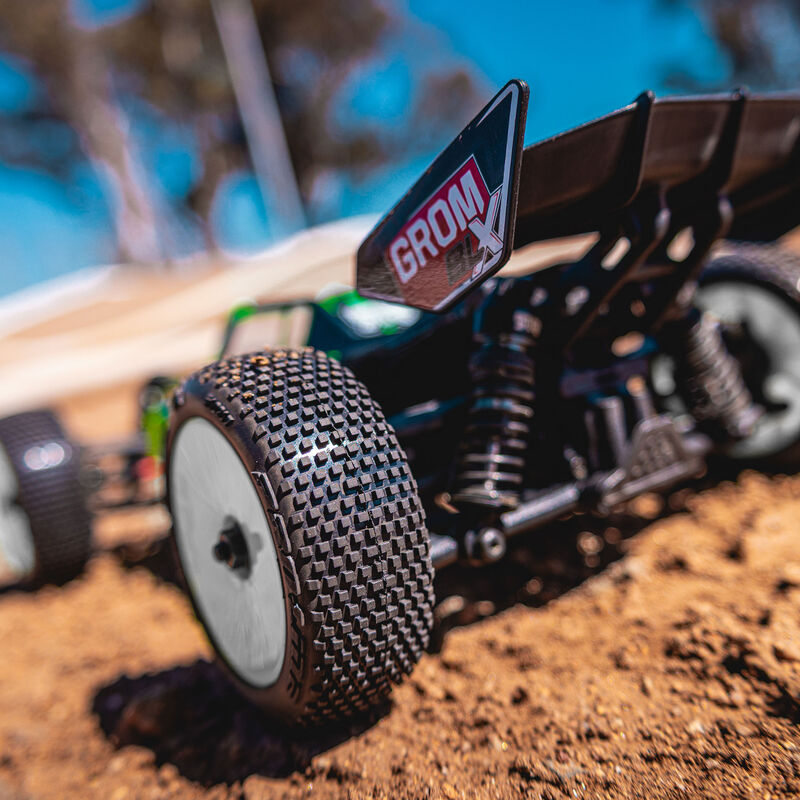 Pro-Line Hole Shot 3.0 Buggy Tyres Mounted on Velocity White Wheels 1/10 - PRO1031713