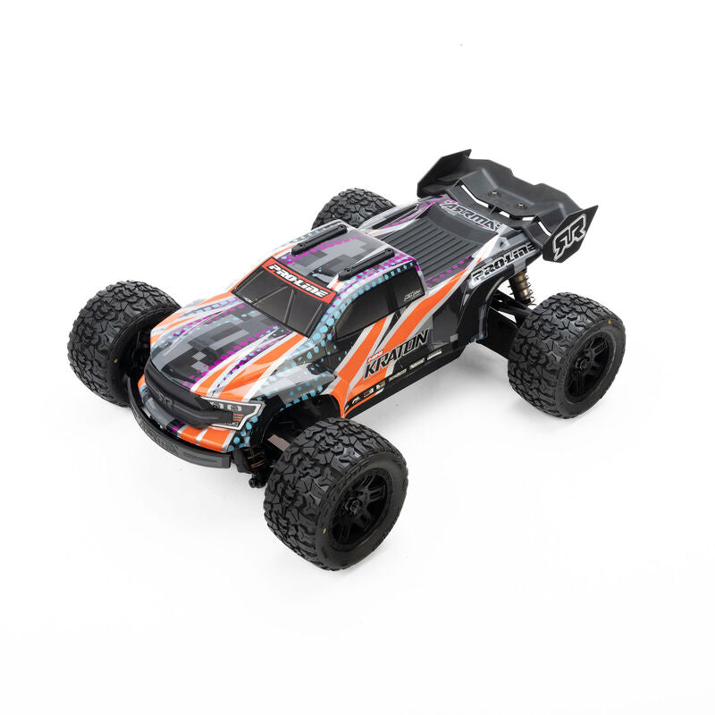 Pro-Line Jaeger F/R Assembled 12mm Black Split Six for ARRMA Mini KRATON RC Tyre (10)