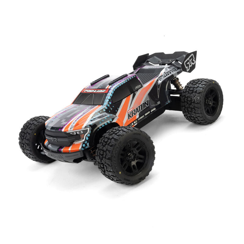 Pro-Line Jaeger F/R Assembled 12mm Black Split Six for ARRMA Mini KRATON RC Tyre (3)