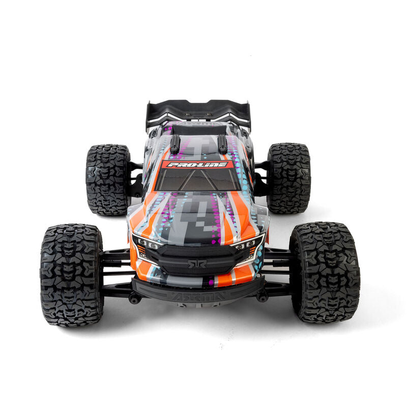 Pro-Line Jaeger F/R Assembled 12mm Black Split Six for ARRMA Mini KRATON RC Tyre (7)