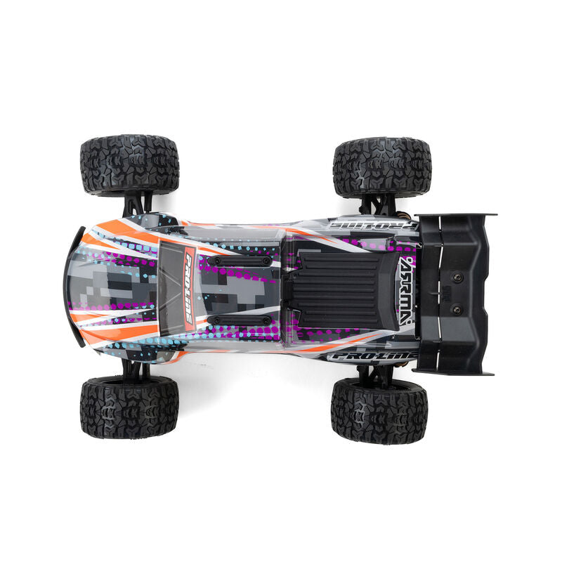 Pro-Line Jaeger F/R Assembled 12mm Black Split Six for ARRMA Mini KRATON RC Tyre (6)