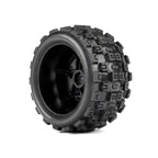 Pro-Line Badlands MX Tyres Pre-Mounted on Desperado 2.0 12mm Wheels (2) 1/16 - PRO1035710