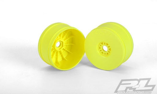 Pro-Line PRO270202 1/8 Velocity V2 Buggy Wheel Fr & R Yellow (4) - Hobby City NZ