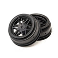 Proline Sheriff Dirt Oval Front Wheel Black 1.7/2.2in (2pcs) - PRO287203