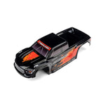 Proline Pre-Cut Truck Body Tough Colour Black 1/16 - PRO368118