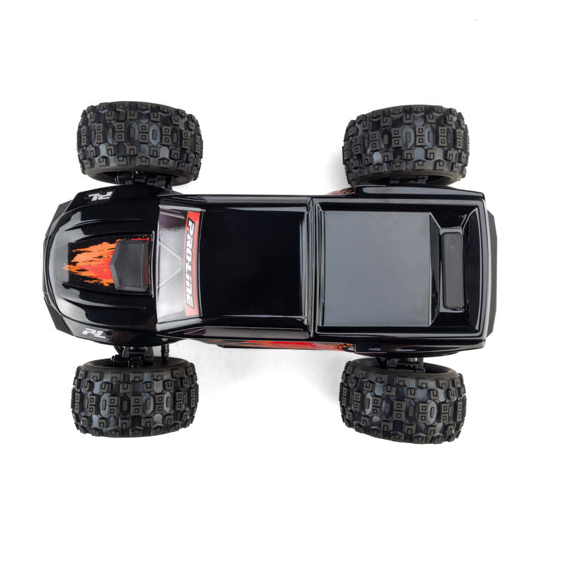 Proline Pre-Cut Truck Body Tough Colour Black 1/16 - PRO368118