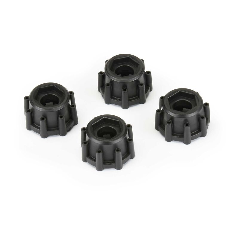 Pro-Line PRO634500 8x32 to 17mm Hex Adapters for 8x32 3.8" Wheels - Hobby City NZ (8820333215981)