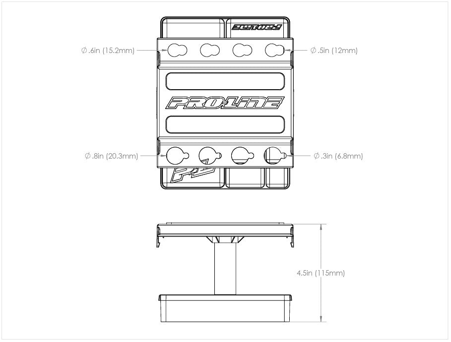 Pro-Line Car with Multi-Use Toppers RC Car Stand (25)