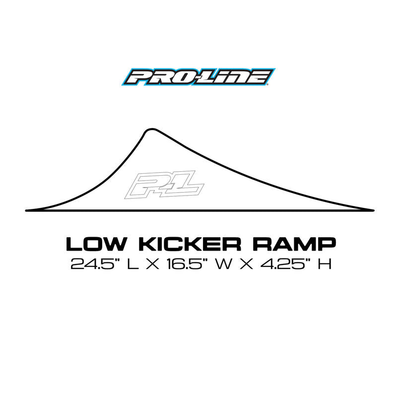 Proline Low Kicker Ramp, Jump size is suited to 1/36 to 1/10 RC Cars - PRO652301