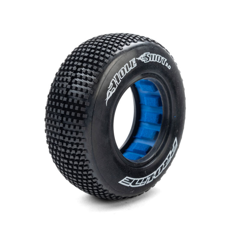 Proline Hole Shot 3.0 Dirt Oval Tyres M4 2WD Front 1.7/2.2in (2) - PRO831803