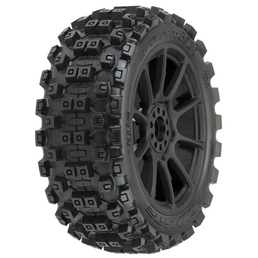 Pro-Line PRO906721 Badlands MX M2 1/8 MTD Mach 10 Black Wheels F/R - Hobby City NZ (8820335050989)