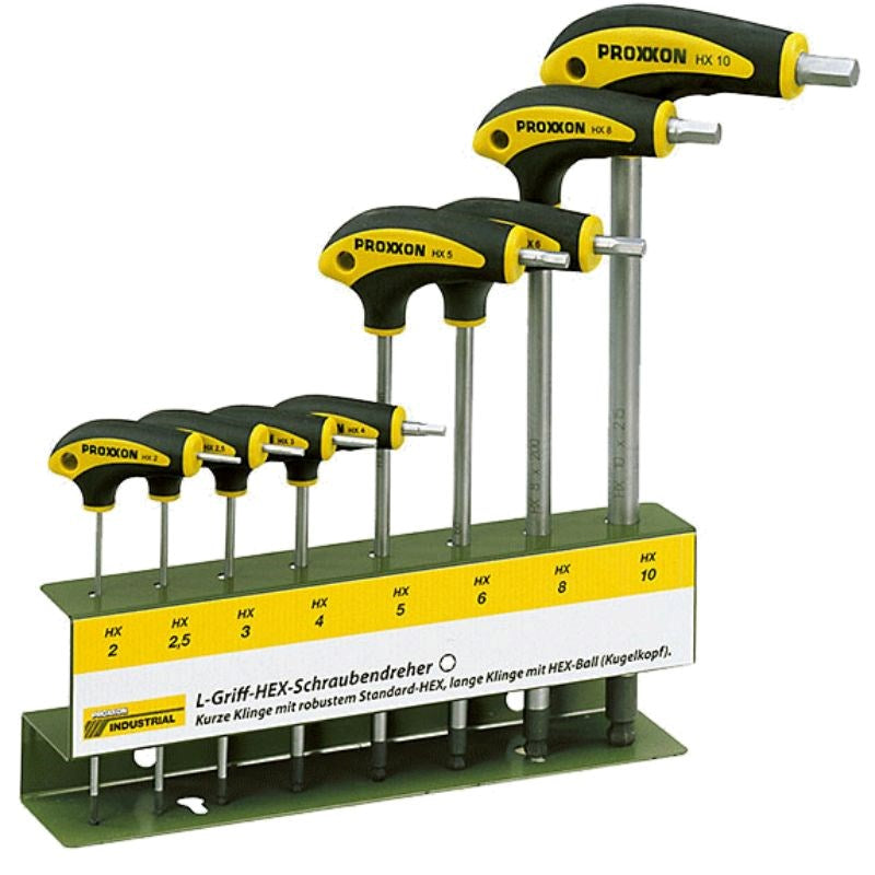 Proxxon Tools 22650 L-HANDLE Screwdriver Set - HEX