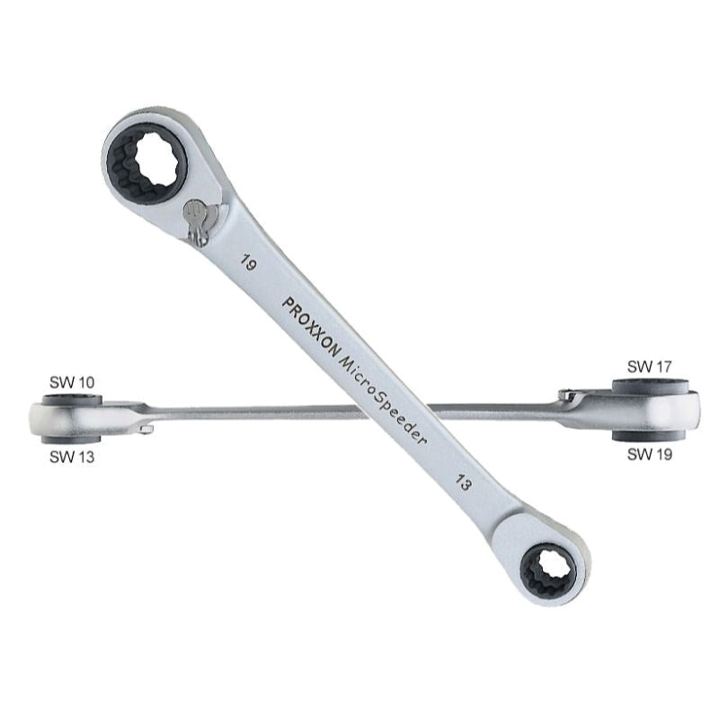 Proxxon Tools 23236 QUAD. MICROSPEEDER - RATCHET SPANNER - Hobby City NZ