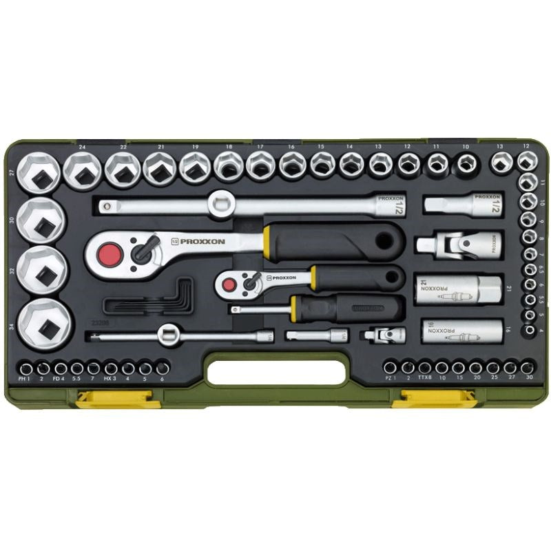Proxxon Tools 23286 COMPLETE SOCKET SET - METRIC - Hobby City NZ