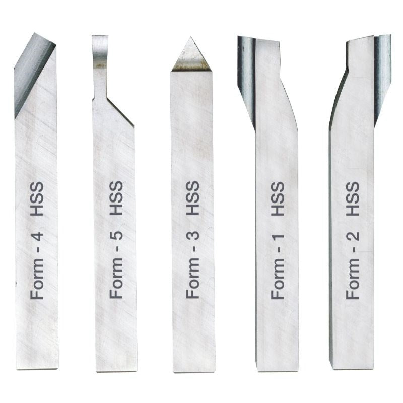 Proxxon Tools 24530 'HSS' Lathe TOOLS - 5 PCE SET - Hobby City NZ