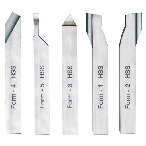 Proxxon Tools 24530 'HSS' Lathe TOOLS - 5 PCE SET - Hobby City NZ