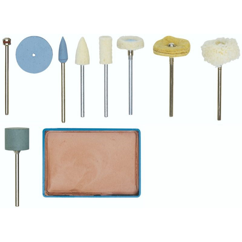 Proxxon Tools 28285 POLISHING BITS - 10 PCE SET - Hobby City NZ