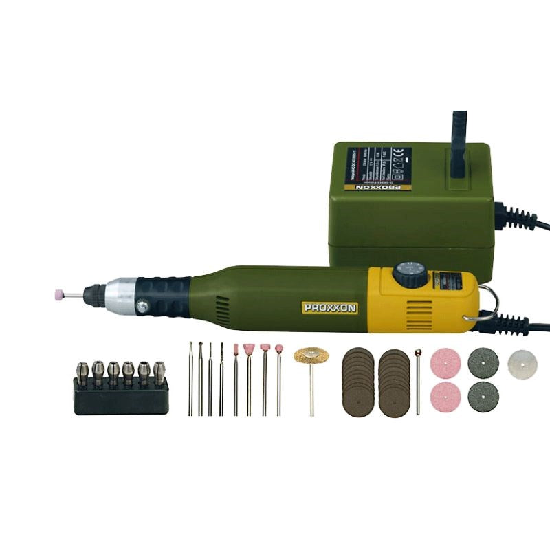 Proxxon Tools 28515 12v Var. Speed DRILL/GRINDER (60/E SET) - Hobby City NZ