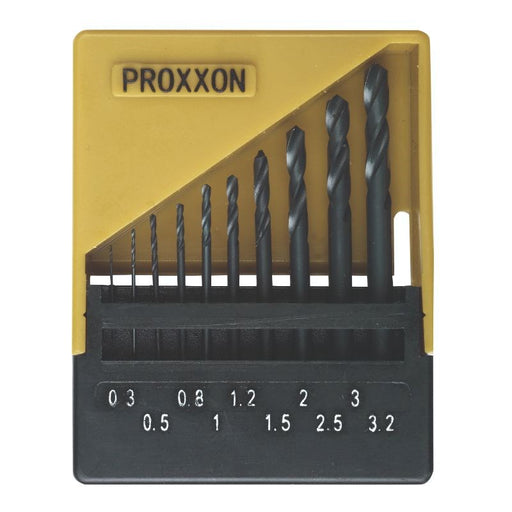 Proxxon Tools 28874 HSS DRILL BIT SET (10pcs) - Hobby City NZ