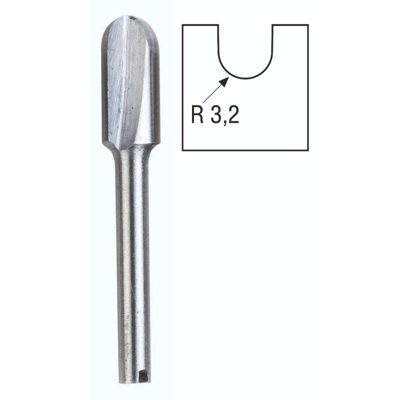 Proxxon Tools 29030 '6.4mm Rounded' ROUTER BIT - Hobby City NZ