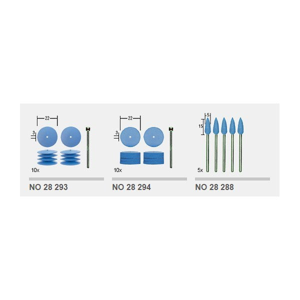 Proxxon Tools 28288 '5mm Silicon' FLEXIBLE POLISHING BULLETS (5pcs) - Hobby City NZ
