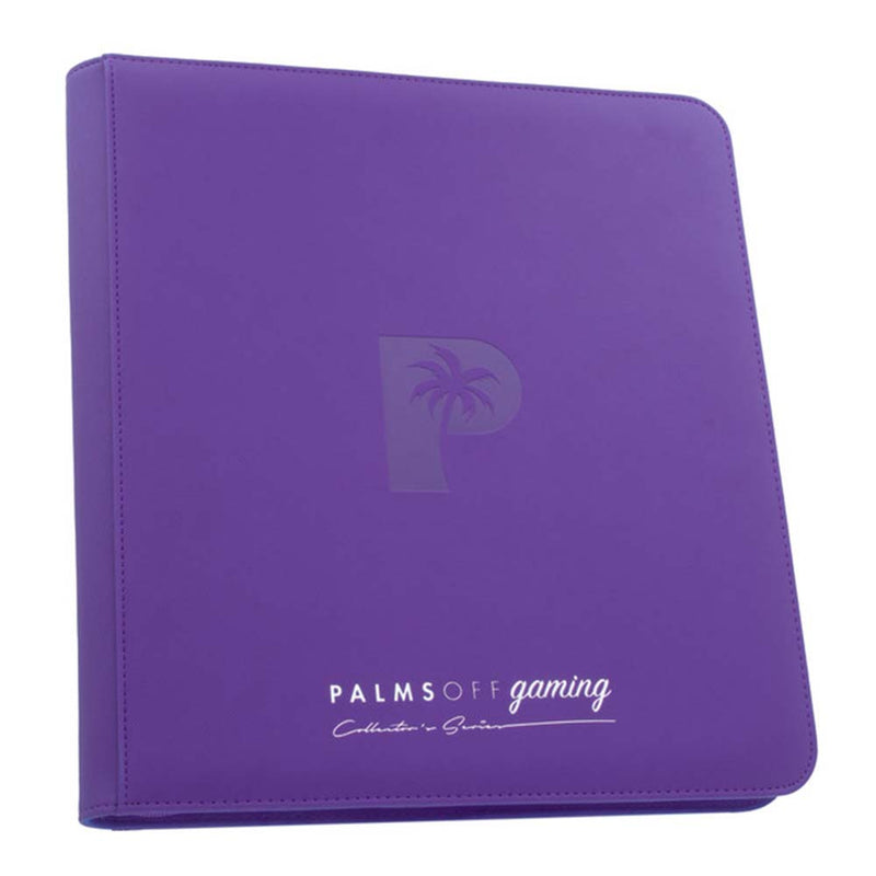 Palms Off ZB-12-PUR Collectors Series 12 Pocket Zip BinderPURPLE (9003878252781)