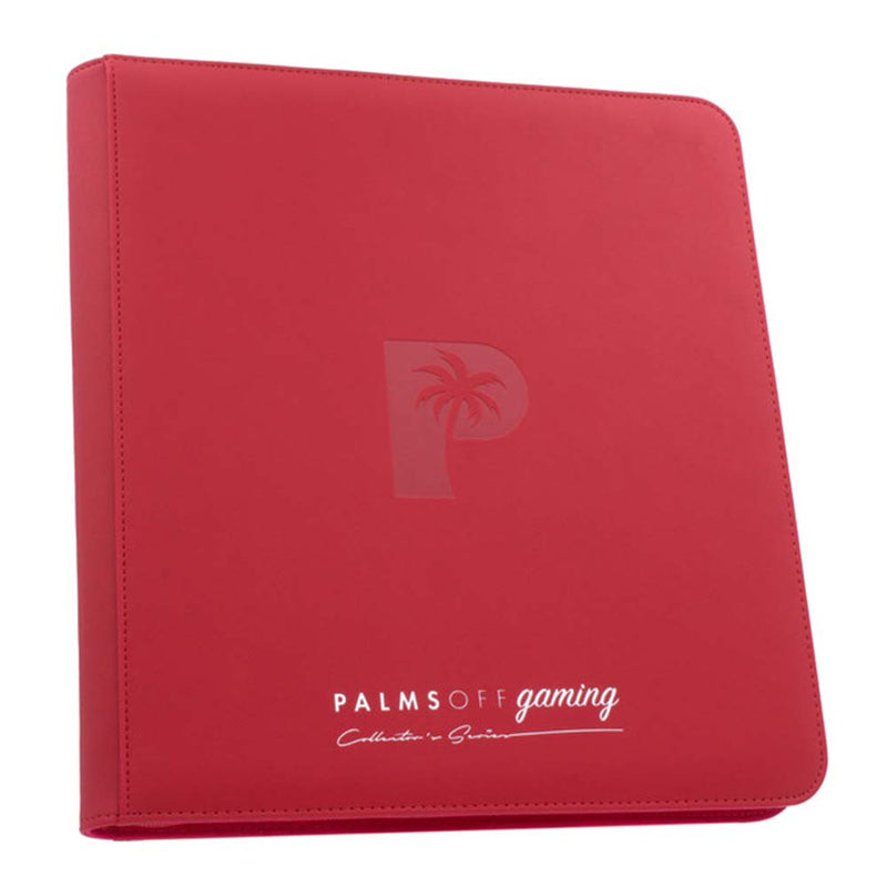 Palms Off ZB-12-RED Collectors Series 12 Pocket Zip Binder RED (9003877794029)