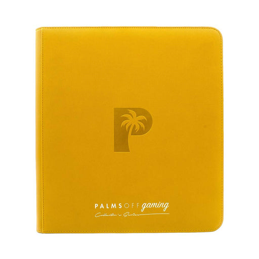 Palms Off ZB-12-YEL Collectors Series 12 Pocket Zip Binder YELLOW (9004800016621)